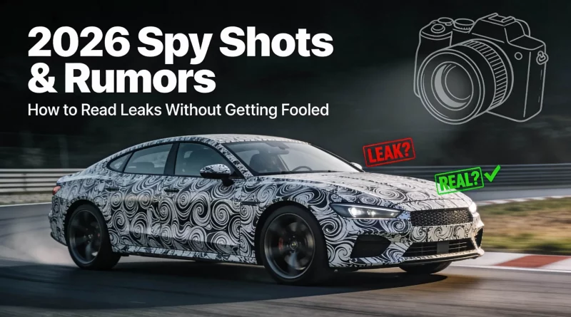 A heavily camouflaged 2026 prototype vehicle undergoing cold-weather testing in the Arctic.