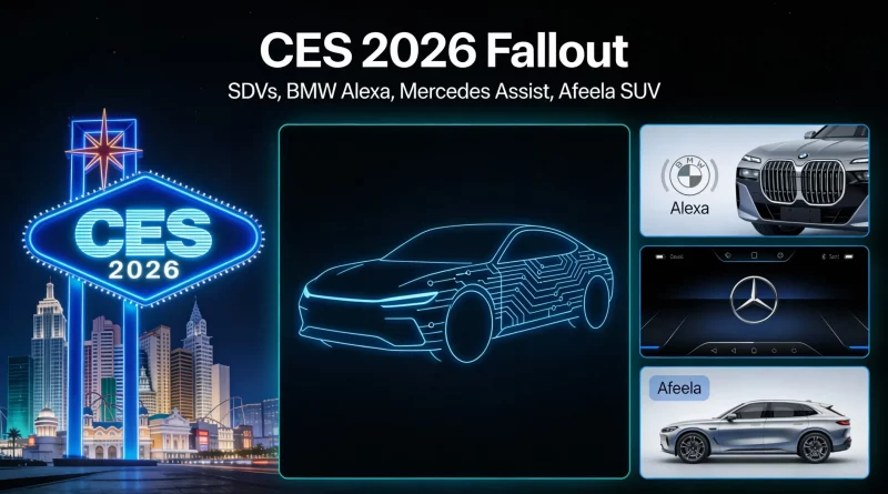 CES 2026 Software Defined Vehicle Display