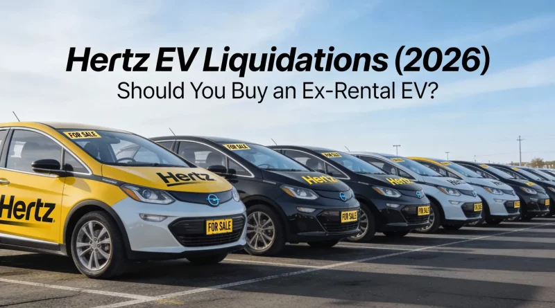 Hertz EV Sales Lot 2026