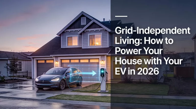 Ford F-150 Lightning Powering House