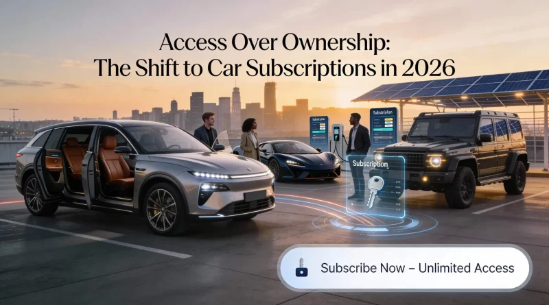 Car Subscription App Interface