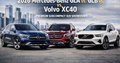 2026 Mercedes Benz GLA vs GLB vs Volvo XC40