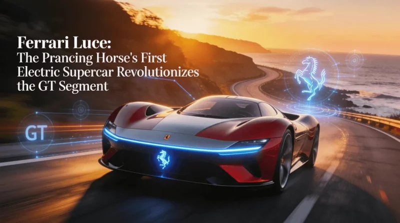 Ferrari Luce Prancing Horse First Electric Supercar