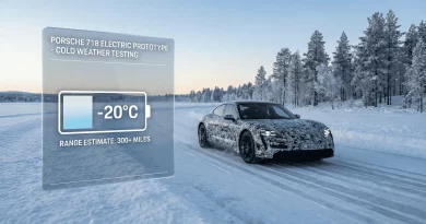 Porsche 718 EV Winter Testing