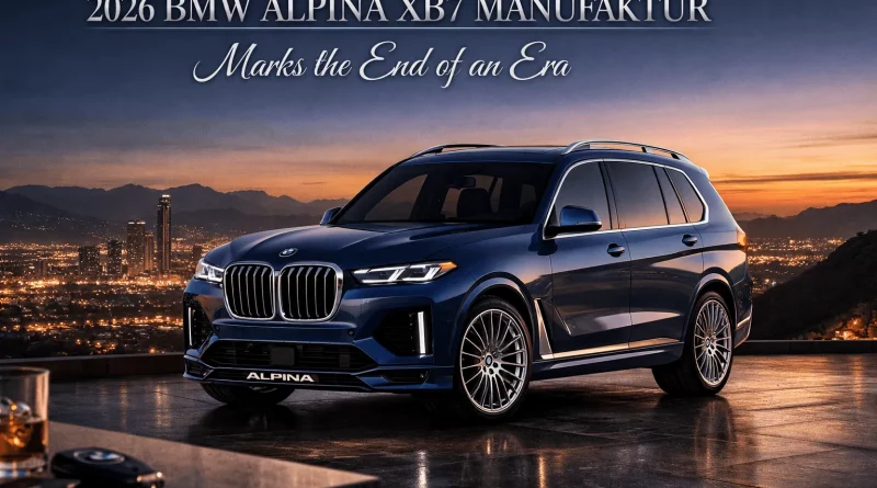 2026 BMW ALPINA XB7 MANUFAKTUR