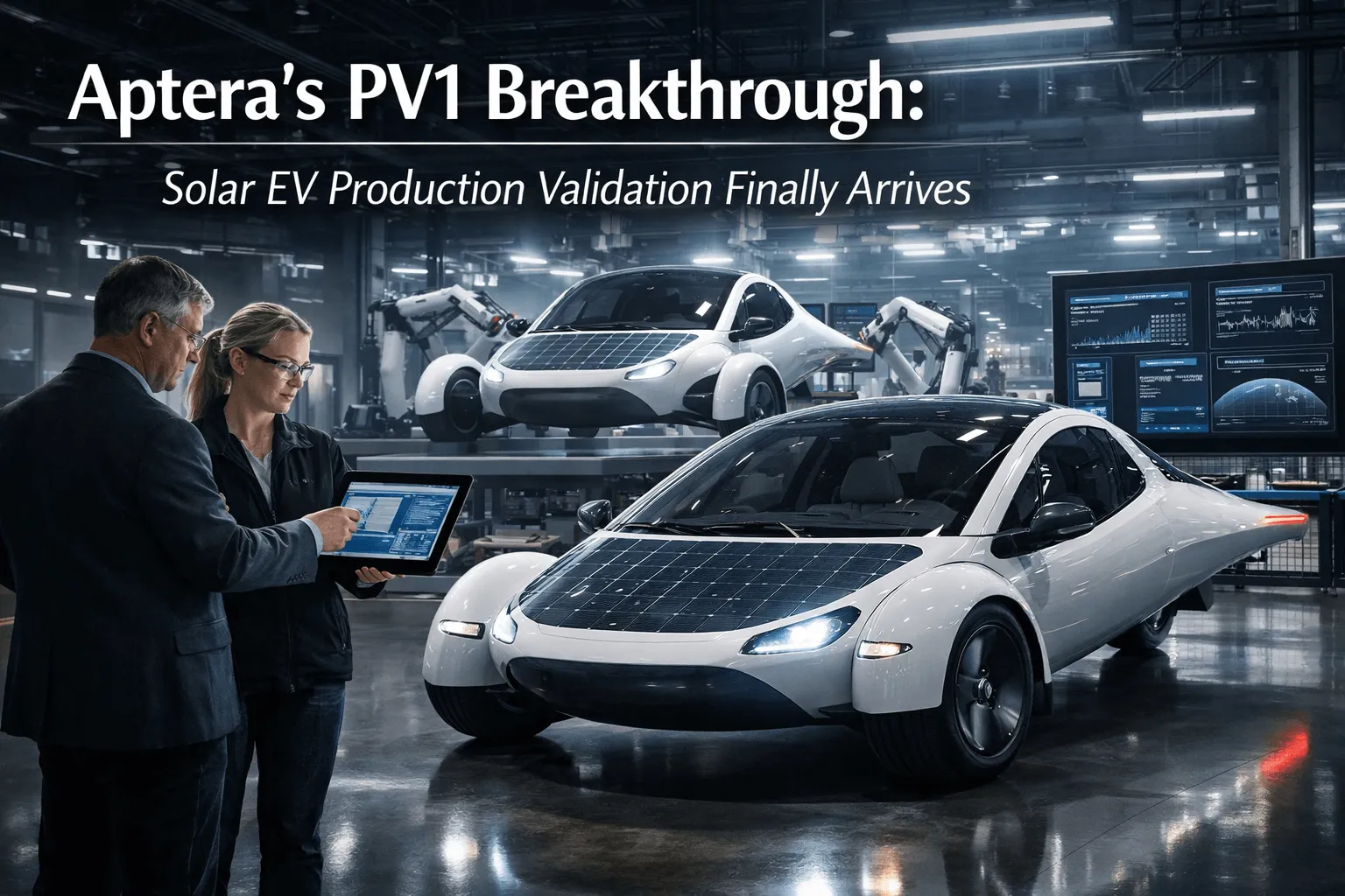 Aptera’s PV1 Breakthrough: Solar EV Production Validation Finally Arrives