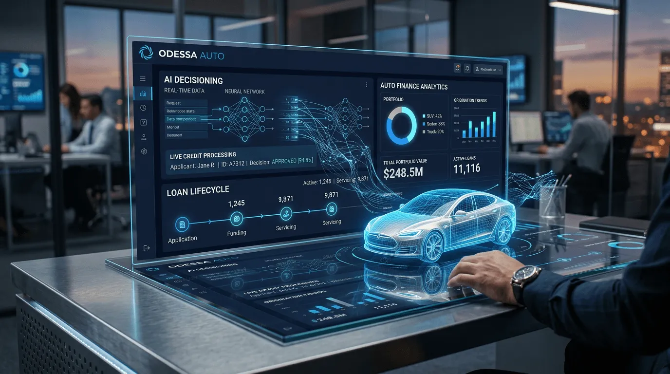 Odessa Unveils Most Advanced Modernized Automotive Lending Platform: AI-Powered Digital Transformation for U.S. Auto Finance
