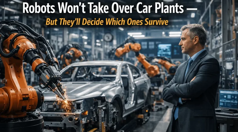Robots Wont Take Over Car Plants They Decide Which Ones Survive