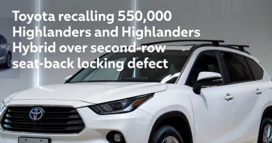 Toyota Recalls 550000 Highlander