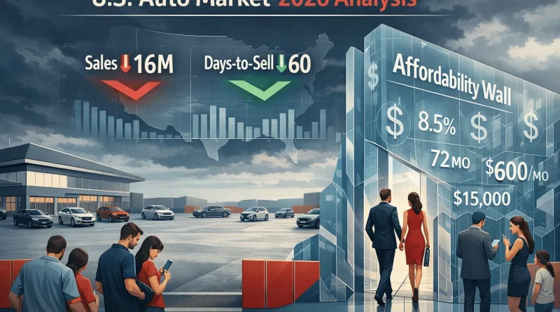 US Auto Market 2026 Fewer Sales Faster Sells