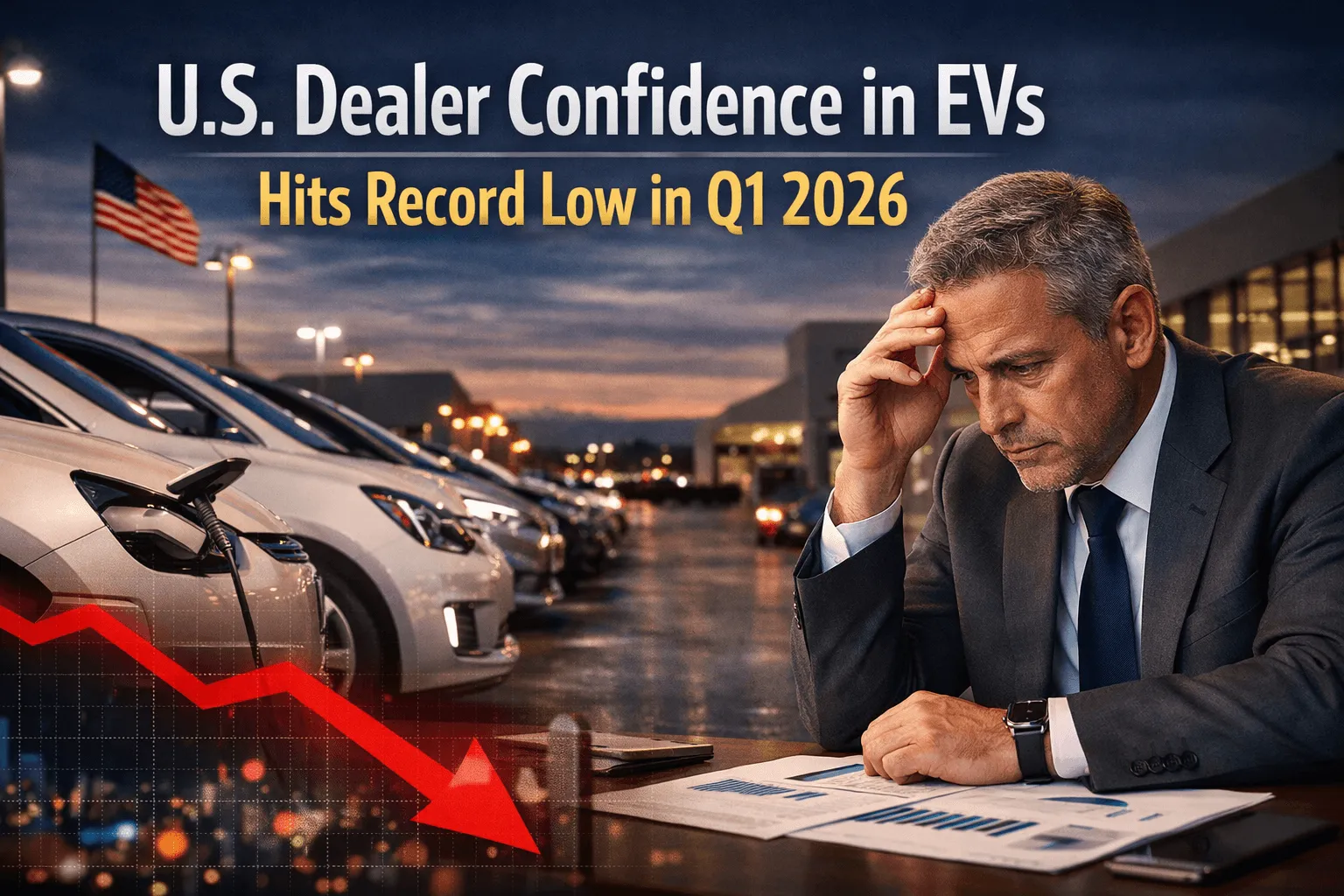 U.S. Dealer Confidence in EVs Hits Record Low in Q1 2026