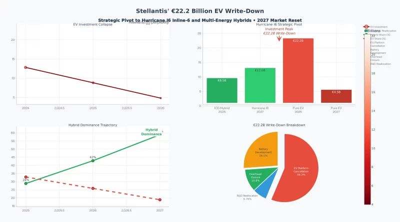 Stellantis'  22.2 Billion EV Write-Down: Pivoting to Hurricane I6 and Hybrids for 2027 Amid Market Reset